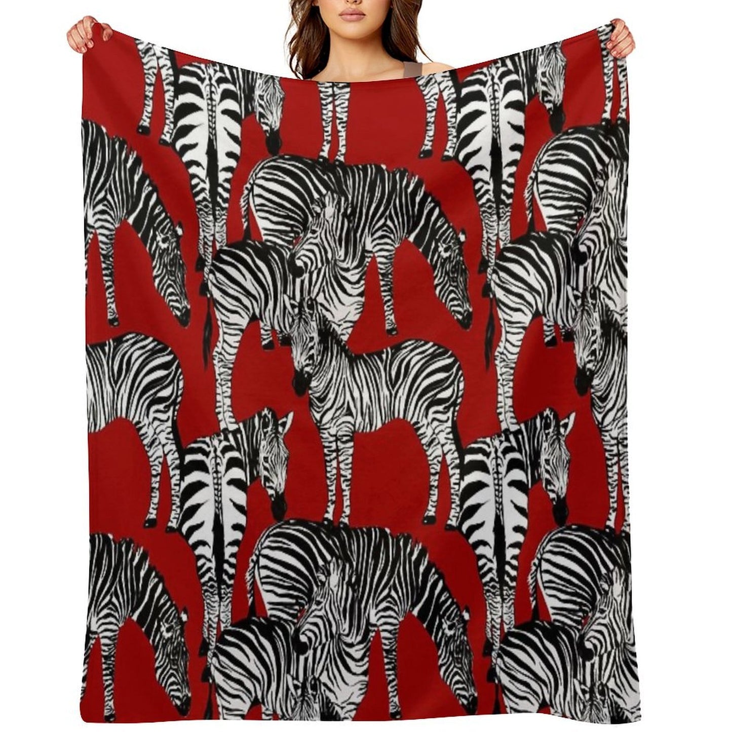 Zebra,black And White,zebra Stripes,pattern Quick-dry Throw Blanket