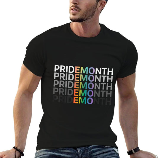 Pride Month Emo LGBT Gay Transgender Rainbow  Odor-resistant T-Shirt