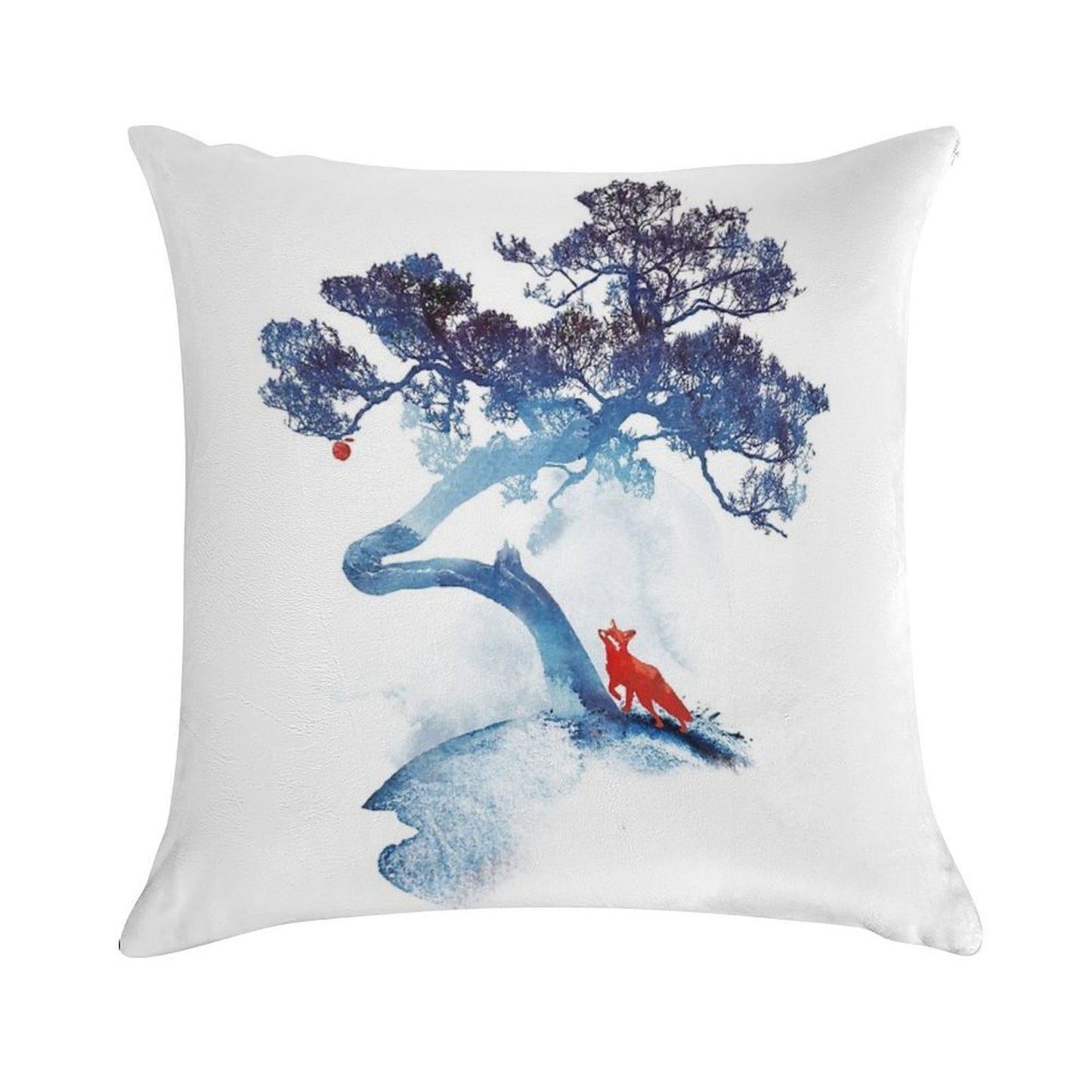 The Last Apple Tree Soft Luxury Feel Throw Pillow