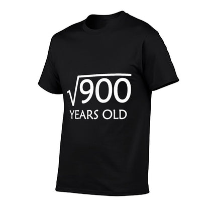 30th Birthday  Square Root of 900 - 30 Years Old Bday  High-quality Stitching T-Shirt