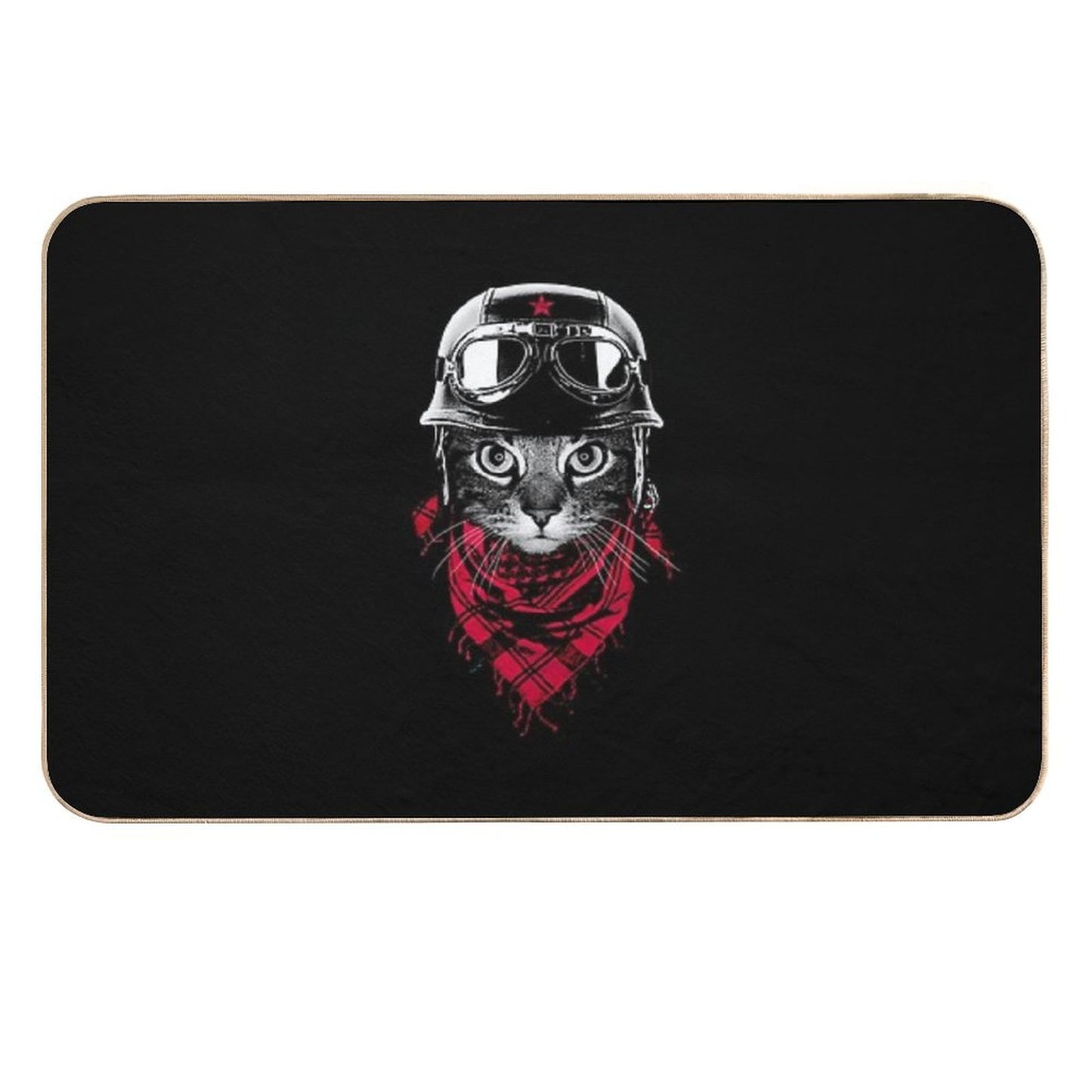 Adventurer Cat  Repositionable Bath Mat