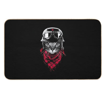 Adventurer Cat  Repositionable Bath Mat