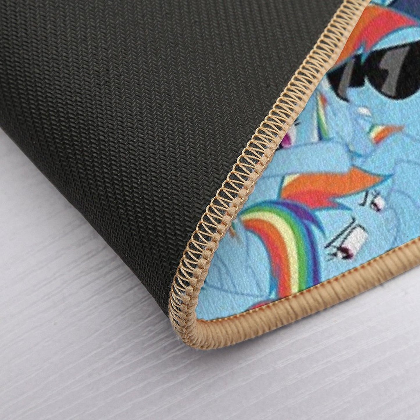 Rainbow Dash Mess  Pet-Safe Bath Mat