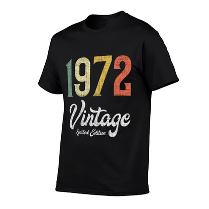 Vintage 1972 Limited Edition 50th Birthday  Breathable T-Shirt