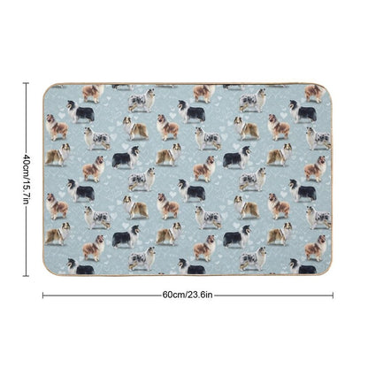 The Rough Collie  Absorbent Bath Mat