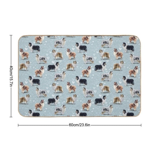 The Rough Collie  Absorbent Bath Mat