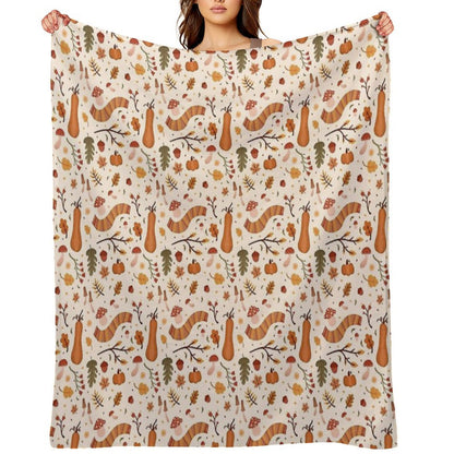 Warm Autumn Velvety-soft Throw Blanket