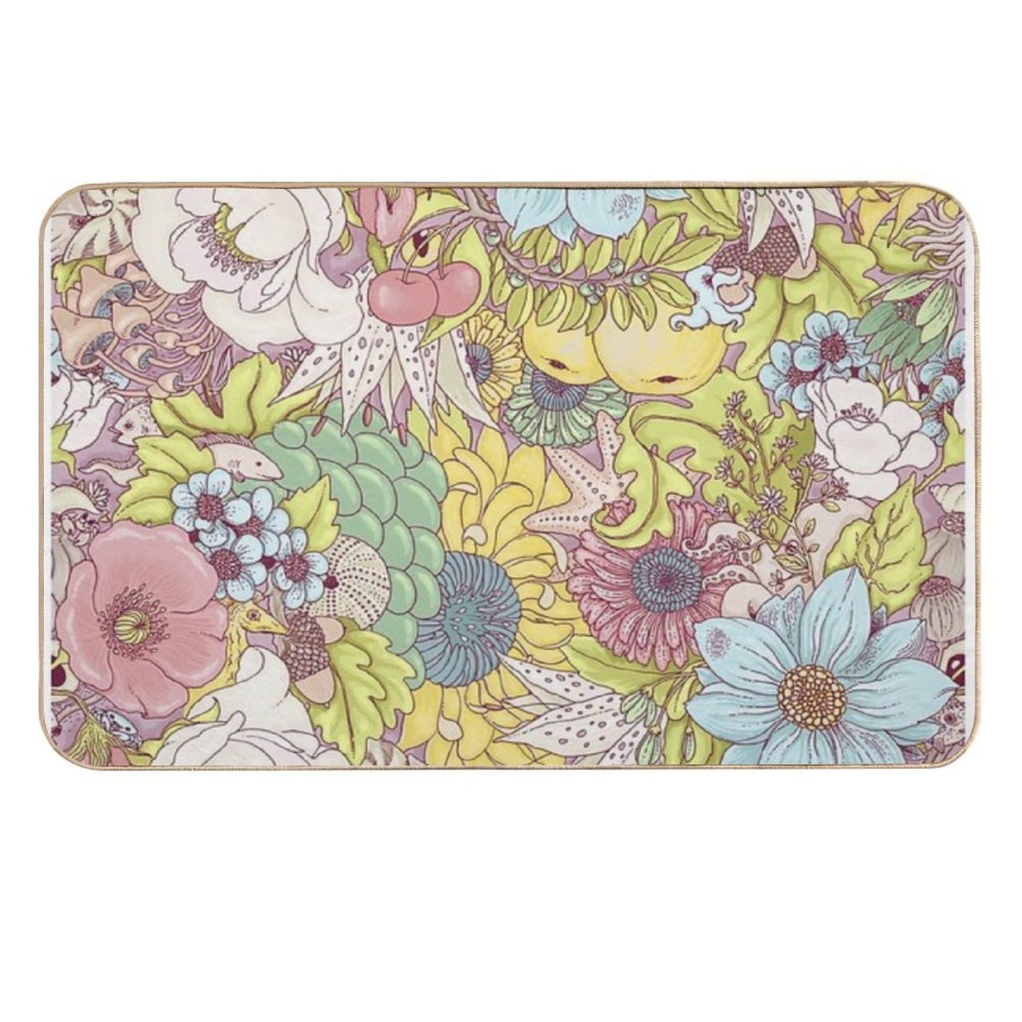The Wild Side - Summer Durable Bath Mat