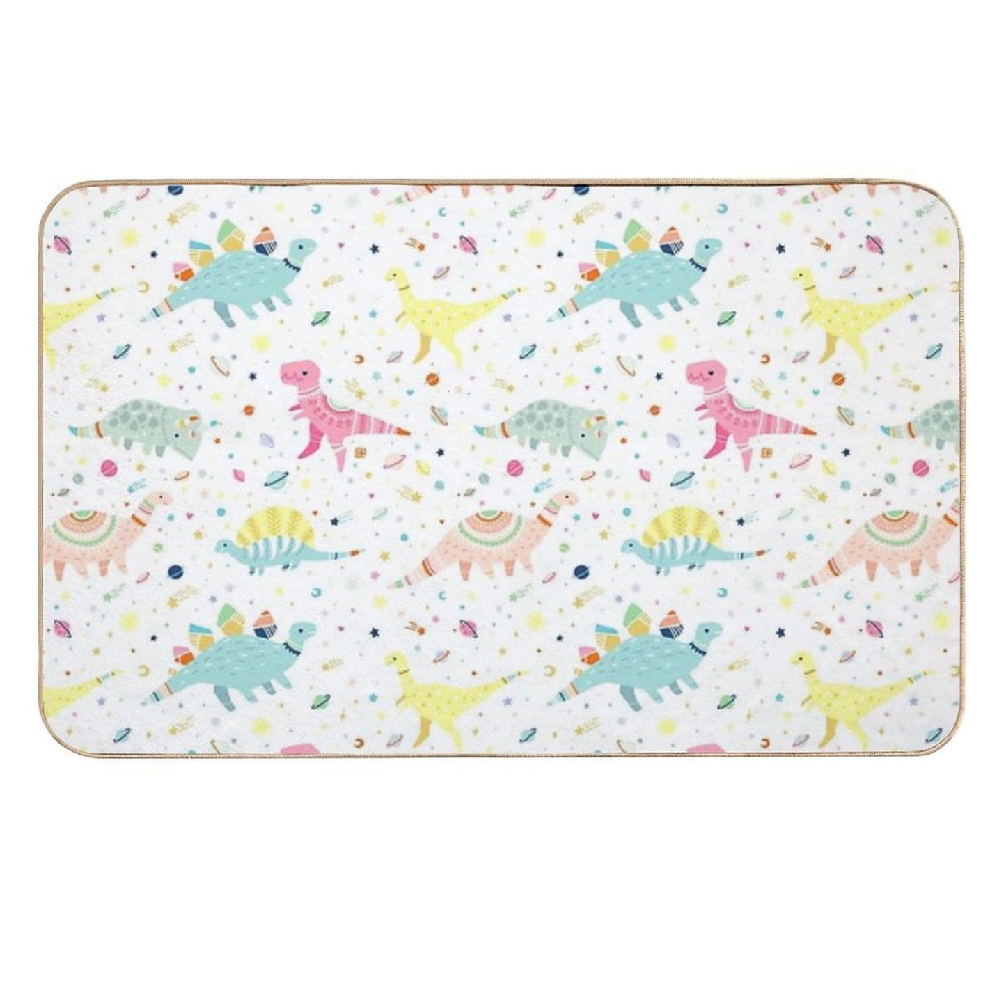 Dinosaur Pattern  Versatile Bath Mat