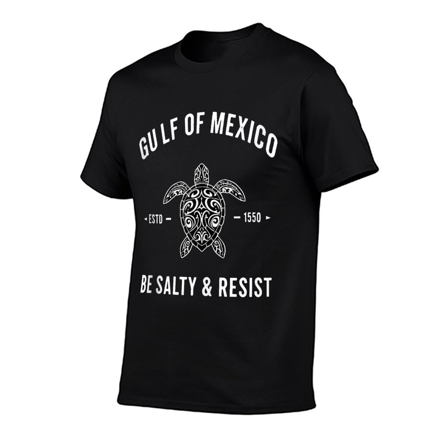 Gulf of Mexico Be Salty And Resist  Summer-ready Fabric T-Shirt