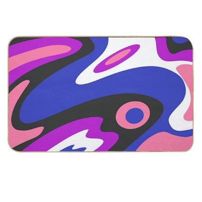 Genderfluid Groovy Pattern  Versatile Bath Mat