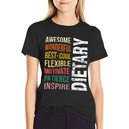 Dietarys Food Service Appreciation Dietary Week Gifts  Soft T-Shirt