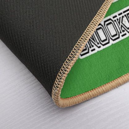 Snooker Logic Ball Pattern Design  Minimalist Colorful Cue Sports Graphic  Easy To Clean Bath Mat