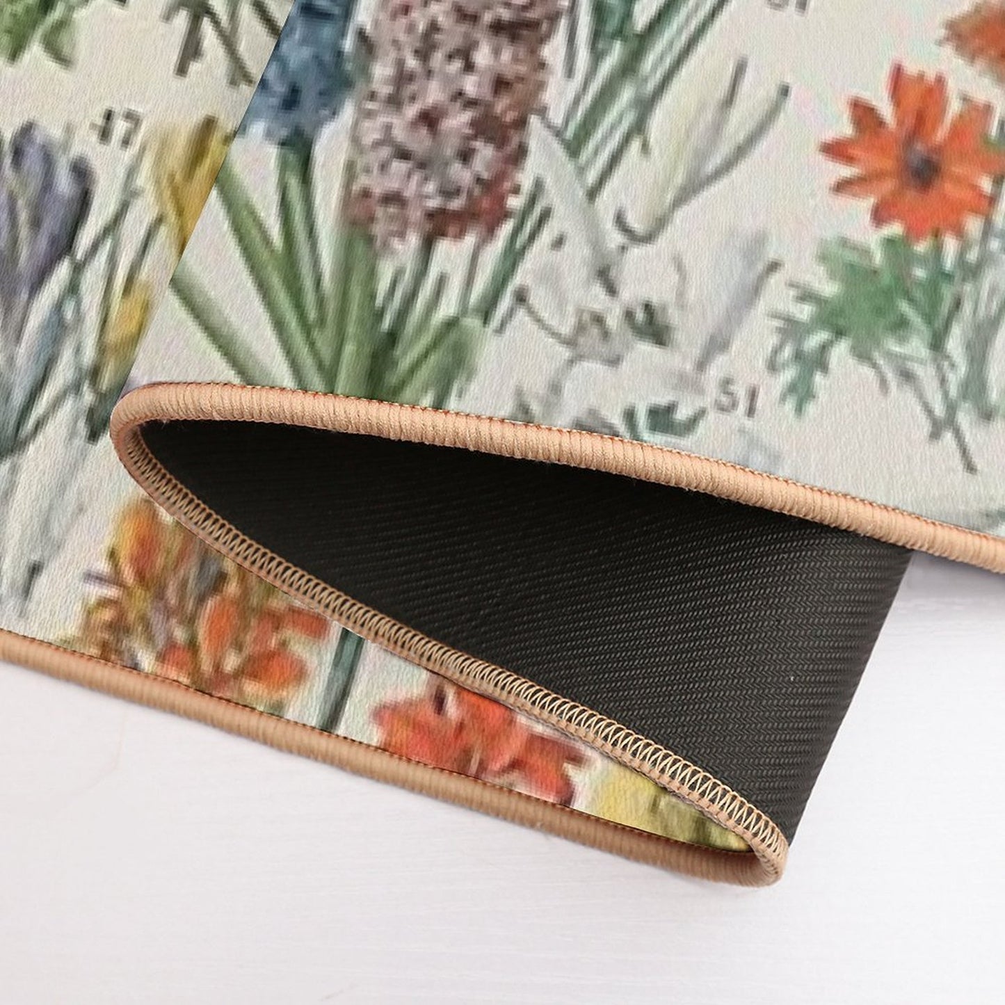 Adolphe Millot Fleurs A  Multi-Purpose Bath Mat