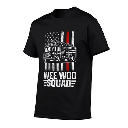 Funny Firefighter Men Women Kids Fire Truck Fireman  Odor-resistant T-Shirt