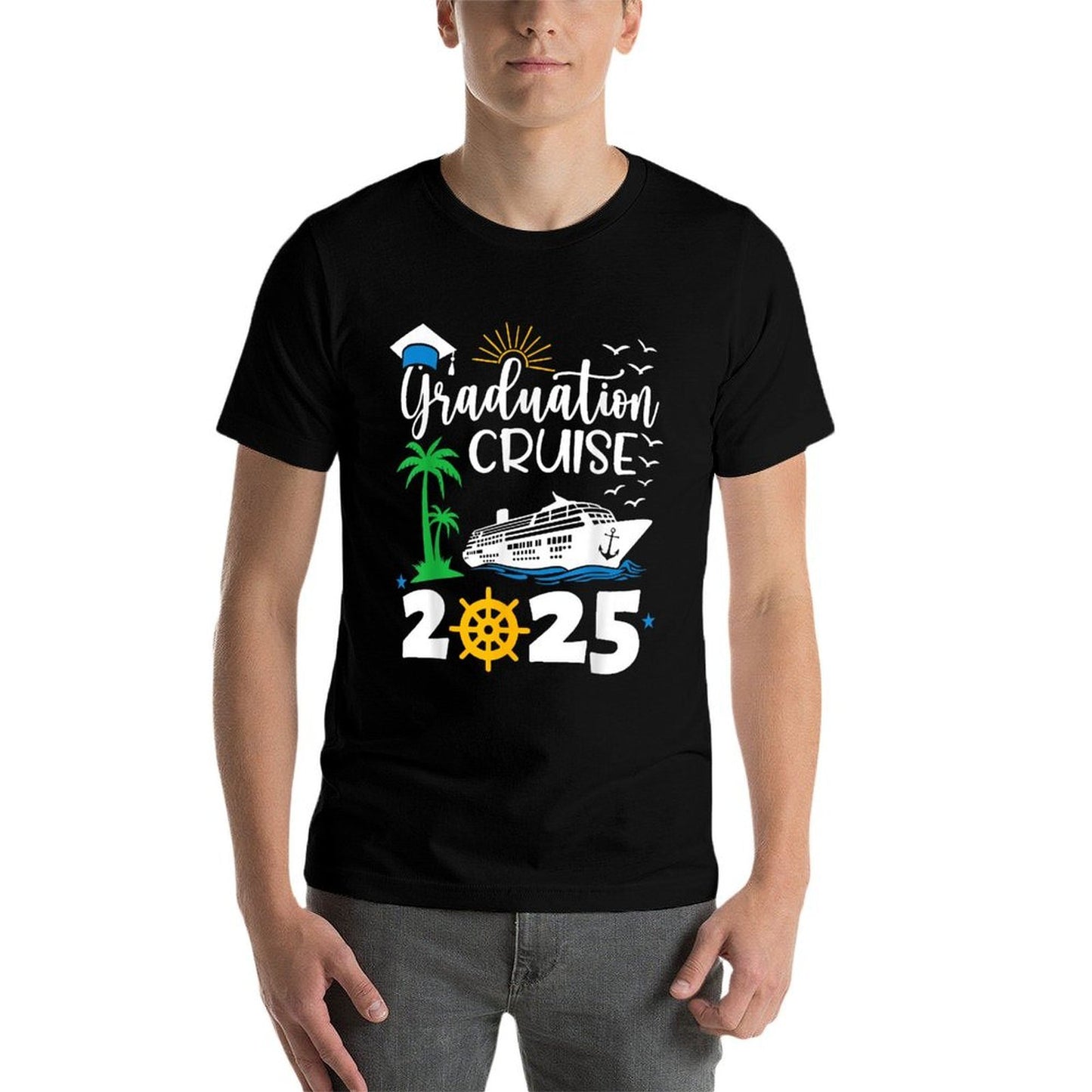 Graduation Cruise 2025 Graduate Hawaii Beach Summer Vacation  Odor-resistant T-Shirt