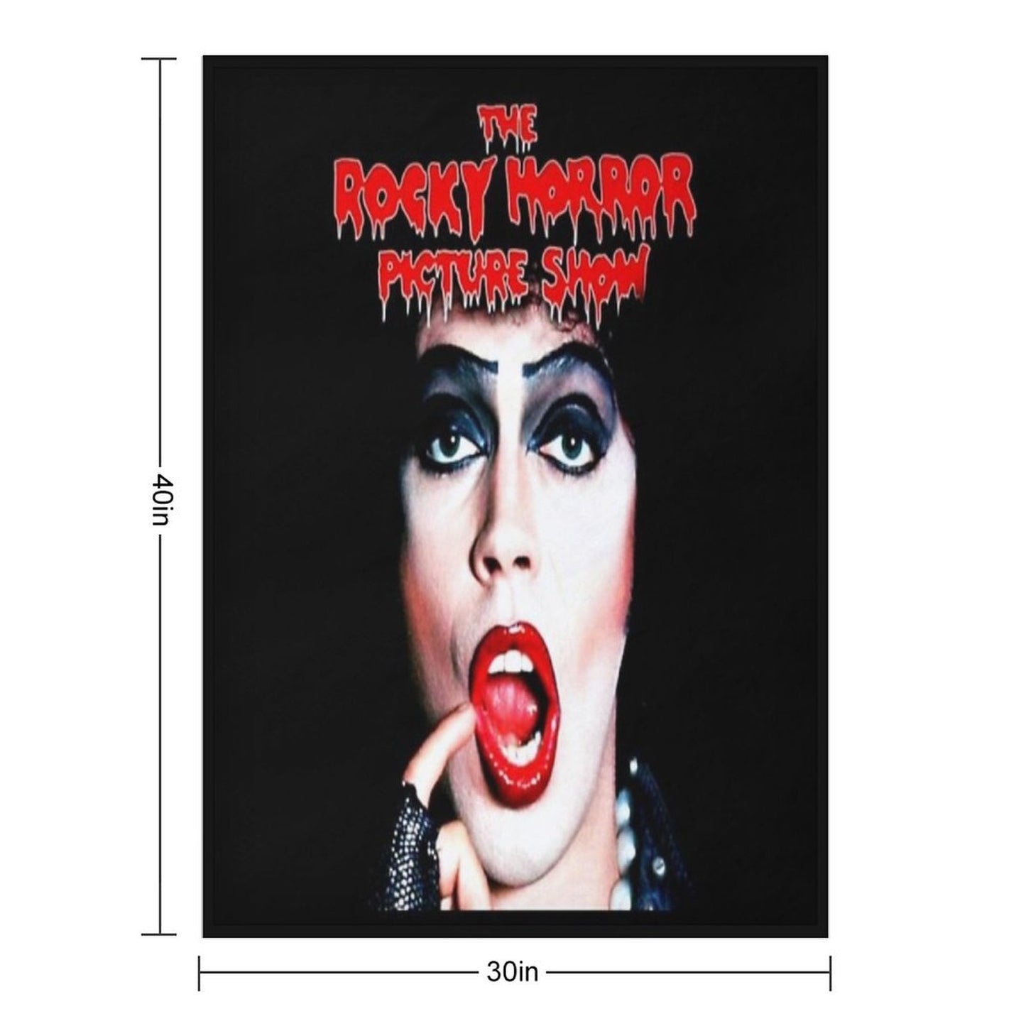 The Rocky Horror Picture Show Horror Musical Movie Film Comfort Throw Blanket