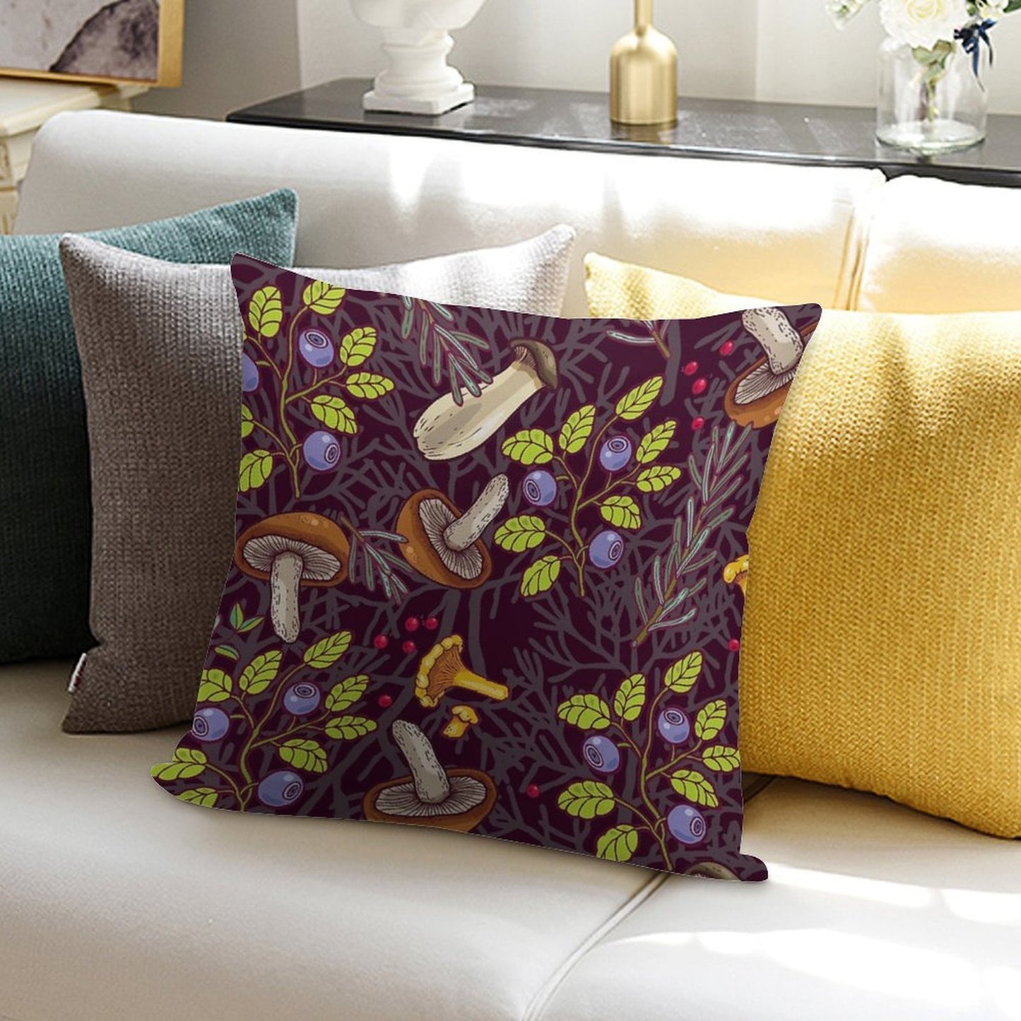 Forest Soft Gift Ready Throw Pillow