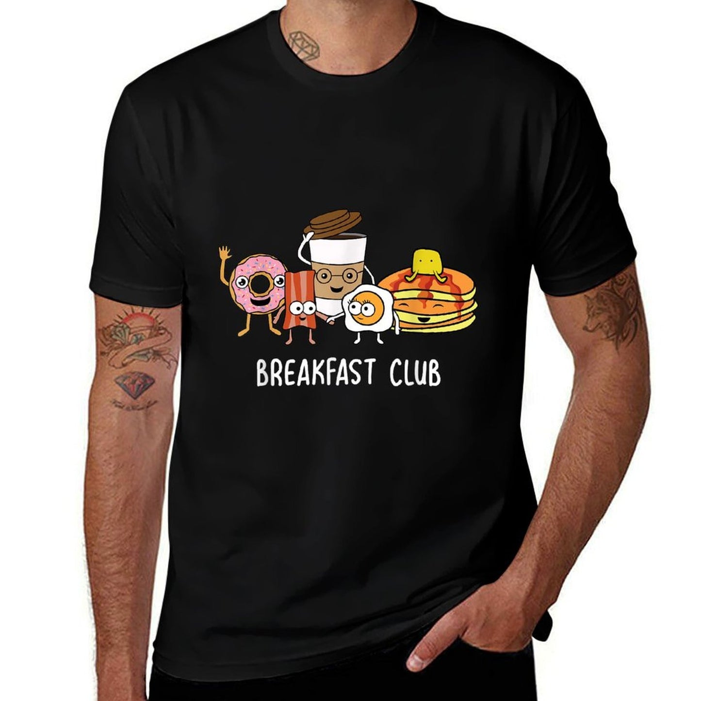 Breakfast Club Cute Kawaii Bfast Club Parody Funny Food Pun  Soft T-Shirt