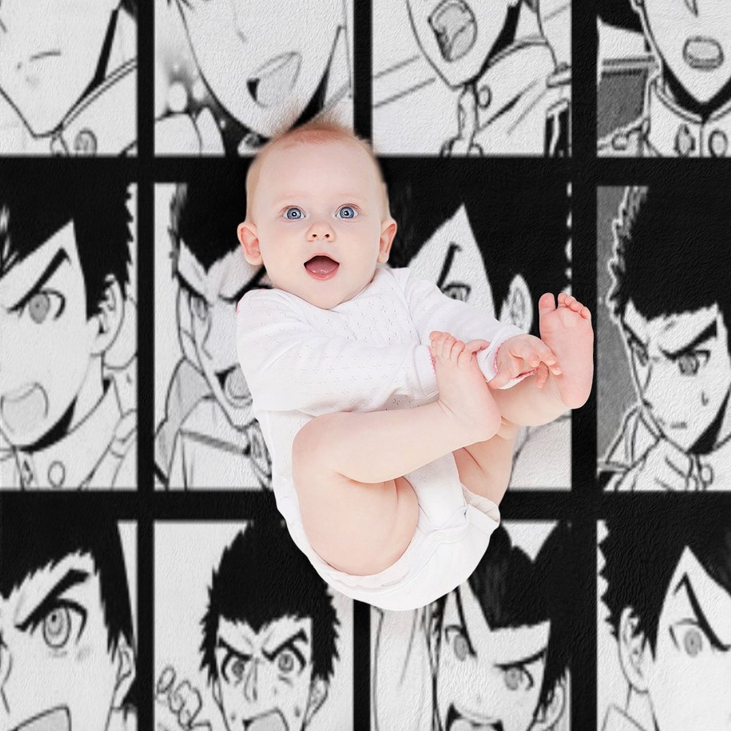 Ishimaru Manga Collection Travel-friendly Throw Blanket