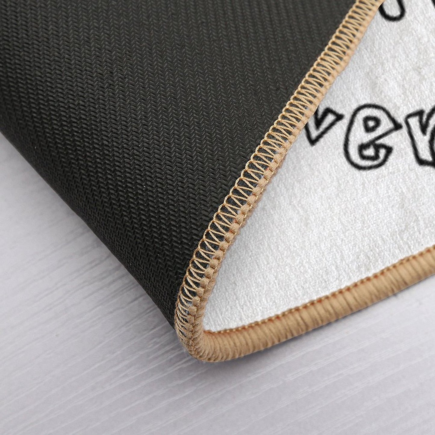 Scarfo 'Always Alone, Never Lonely' Logo  Absorbent Bath Mat