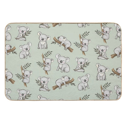 Aussie Animals Cute Koalas Set Durable Bath Mat