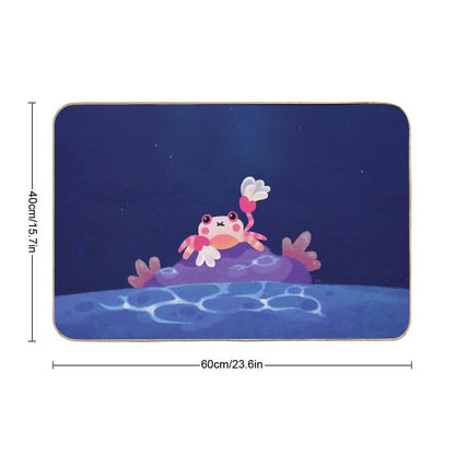 Pom Pom Crab  Slip-Resistant Bath Mat