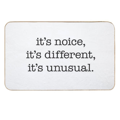 It’s Noice, It’s Different, It’s Unusual – Kath And Kim, Black Type  Easy To Clean Bath Mat