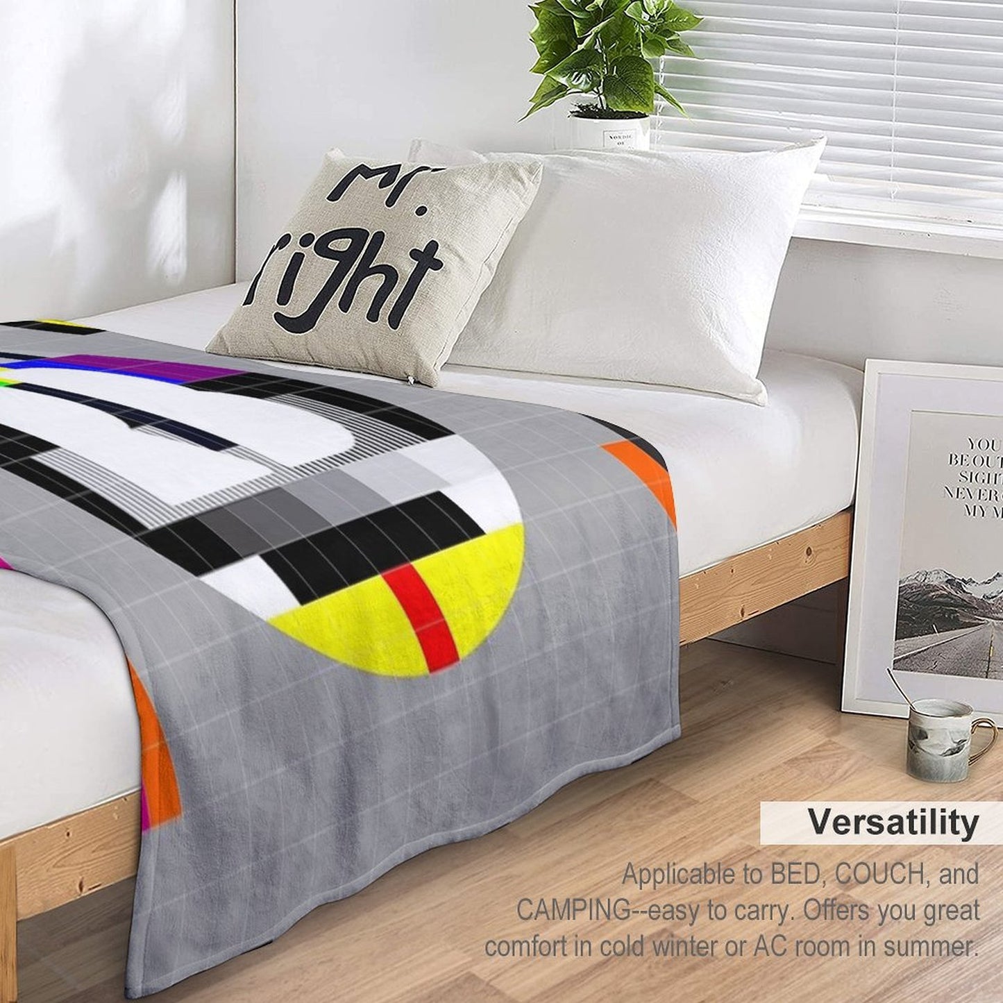 Wall Tapestry, Throw Blanket Shrink-resistant Throw Blanket