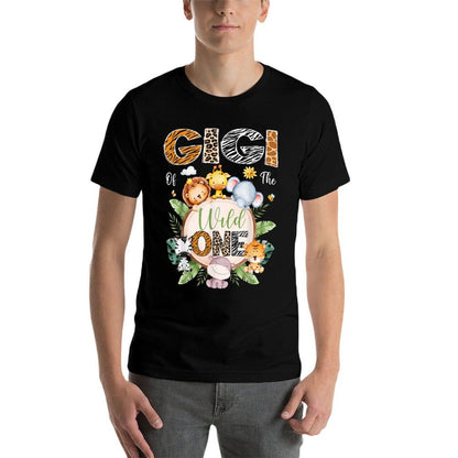 Gigi Of The Wild One 1St Birthday Safari Jungle Animal  Affordable Price T-Shirt