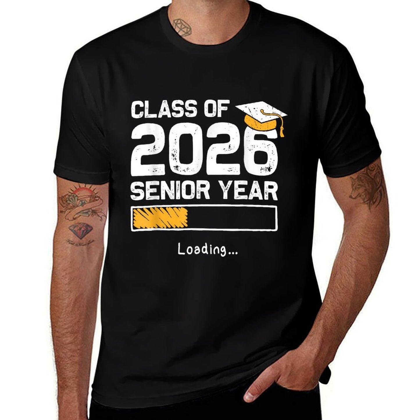 Class of 2026 Senior Year Loading Funny Senior 2026  Affordable Price T-Shirt