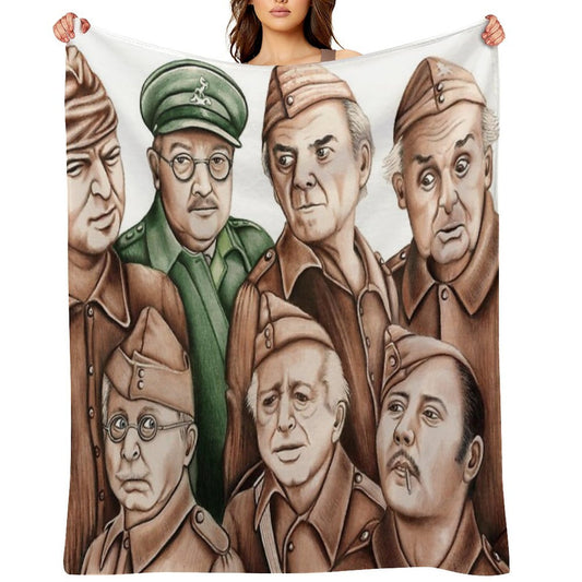 Dad's Army Quick-dry Throw Blanket