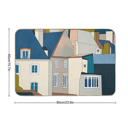 Brittany Illustration France  Odorless Bath Mat