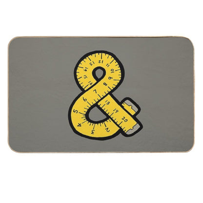 Ampersand Measuring Tape  Multi-Purpose Bath Mat