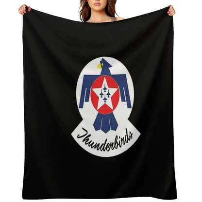 USAF Thunderbirds Logo Premium Throw Blanket