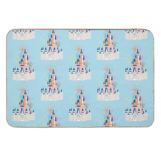 Fairytale Castle  Stain-Proof Bath Mat