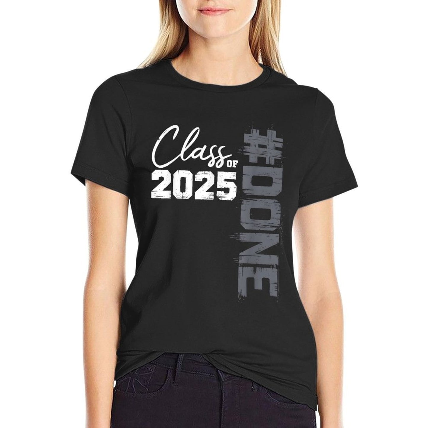 DONE Class Of 2025 Graduate Funny 2025 Graduation Seniors  Durable T-Shirt