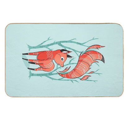 Winter Fox  Rapid-Drying Bath Mat