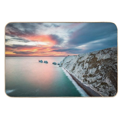 The Needles Sunset  Stain-Proof Bath Mat