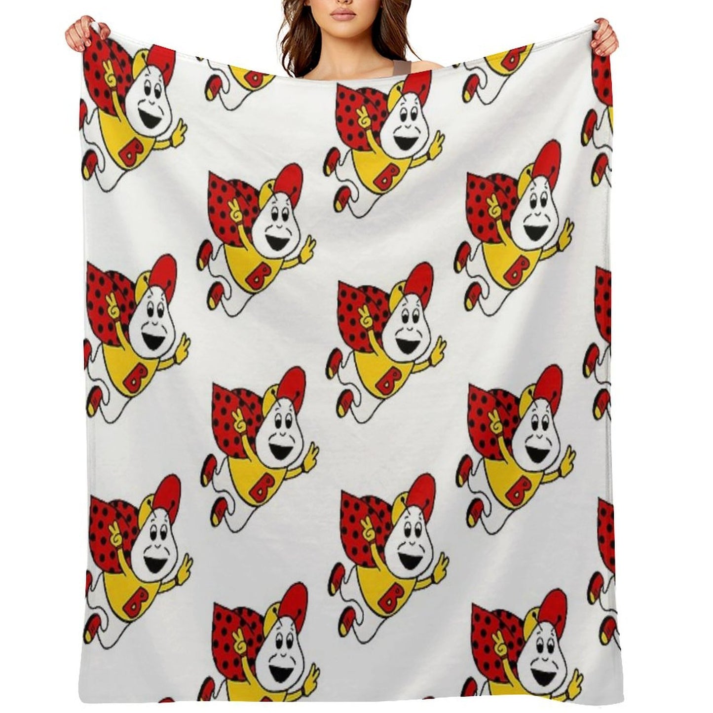 Berties Beetles Vintage Logo All-season Throw Blanket