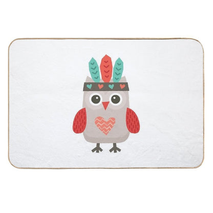 Hipster Owlet  Pet-Safe Bath Mat