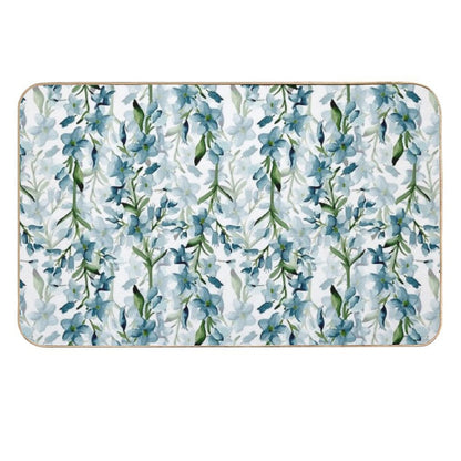 Blue Branches  High-Traffic Bath Mat