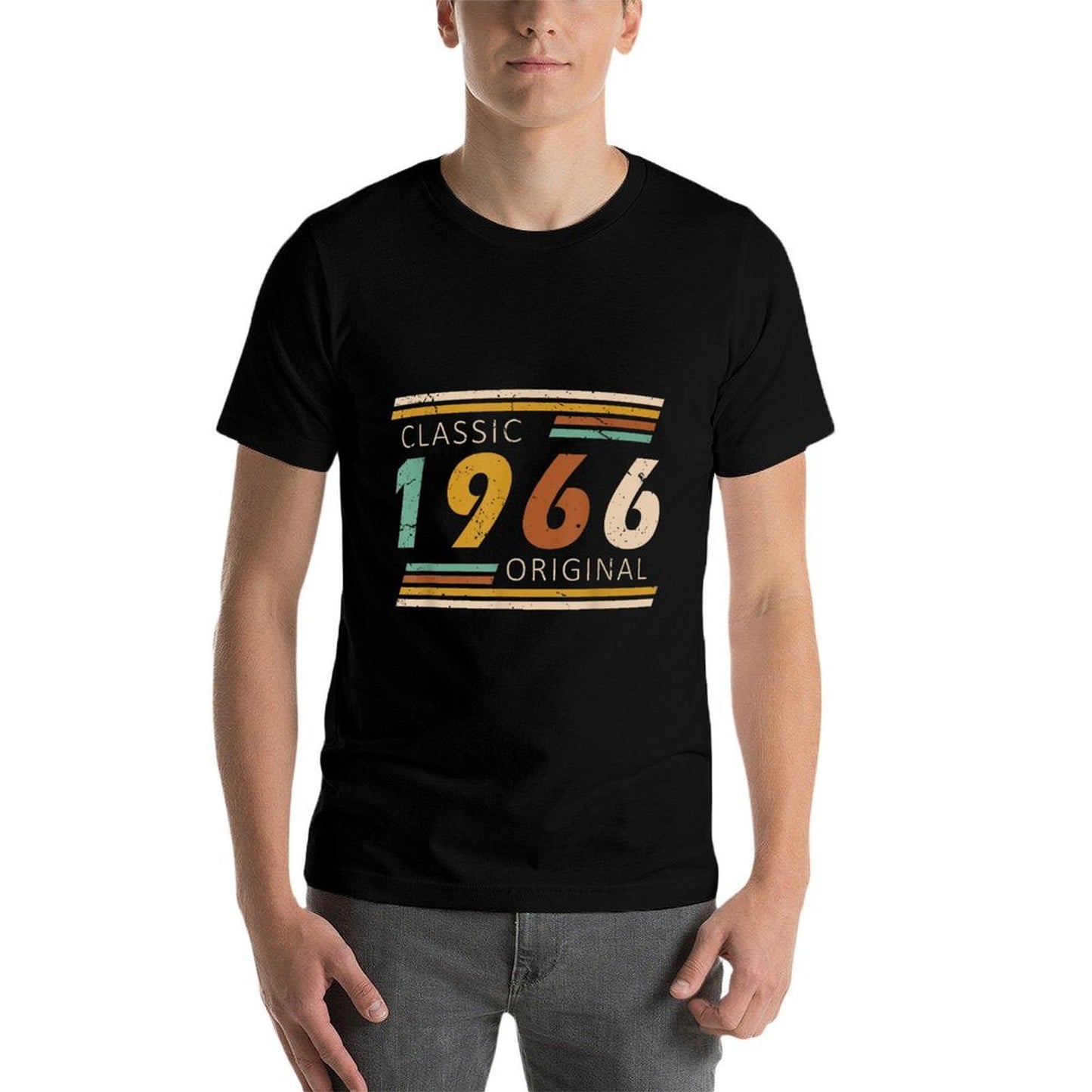 1966 Birthday Year Classic Original Retro Vintage Design  Odor-resistant T-Shirt