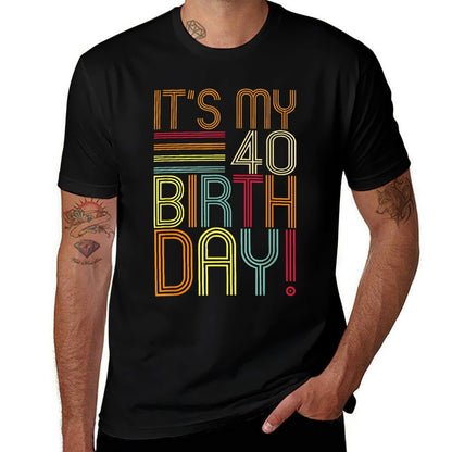 40 Years Old Awesome Since 1982 It&#39;s My 40th Birthday  Stretchy T-Shirt