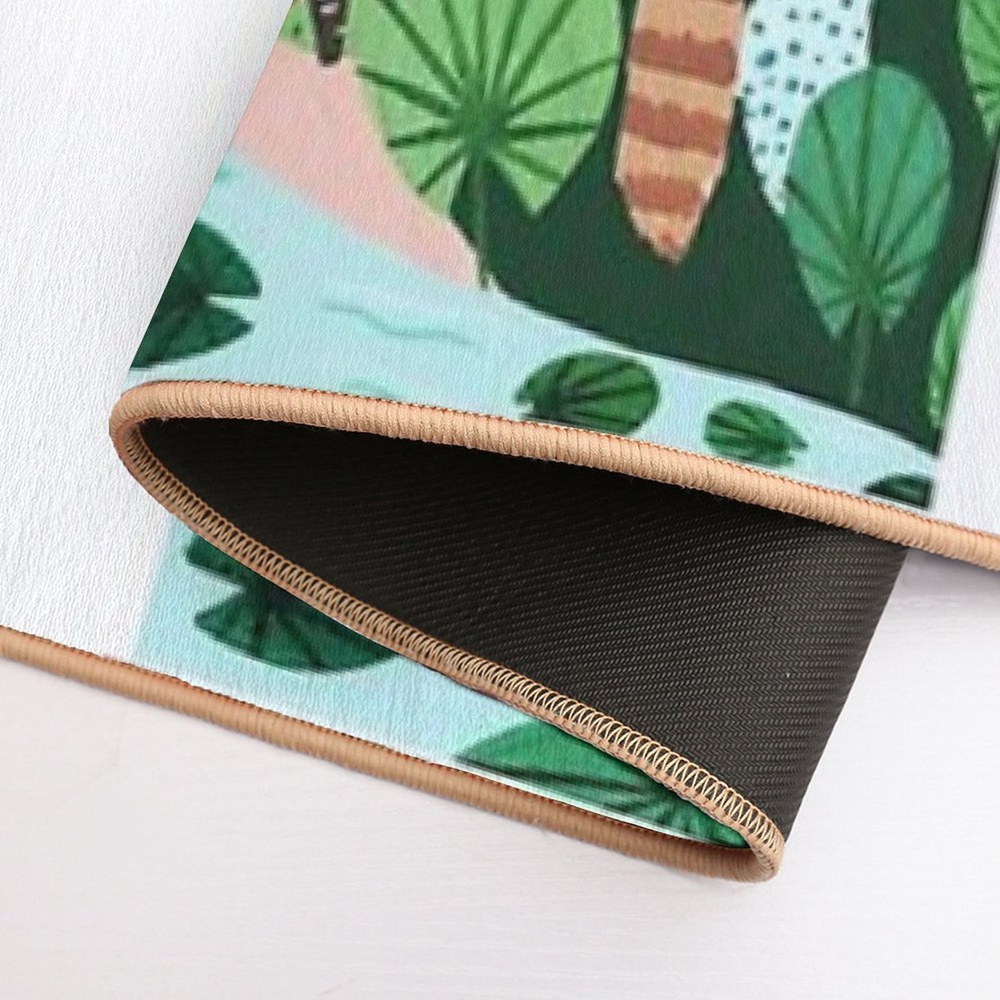 Malayan Tapir & Baby Print  Slip-Resistant Bath Mat