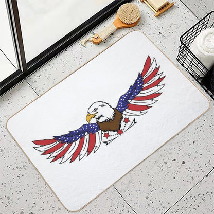 American Eagle, Bald Eagle, American Logo, Transparent Background  Absorbent Bath Mat