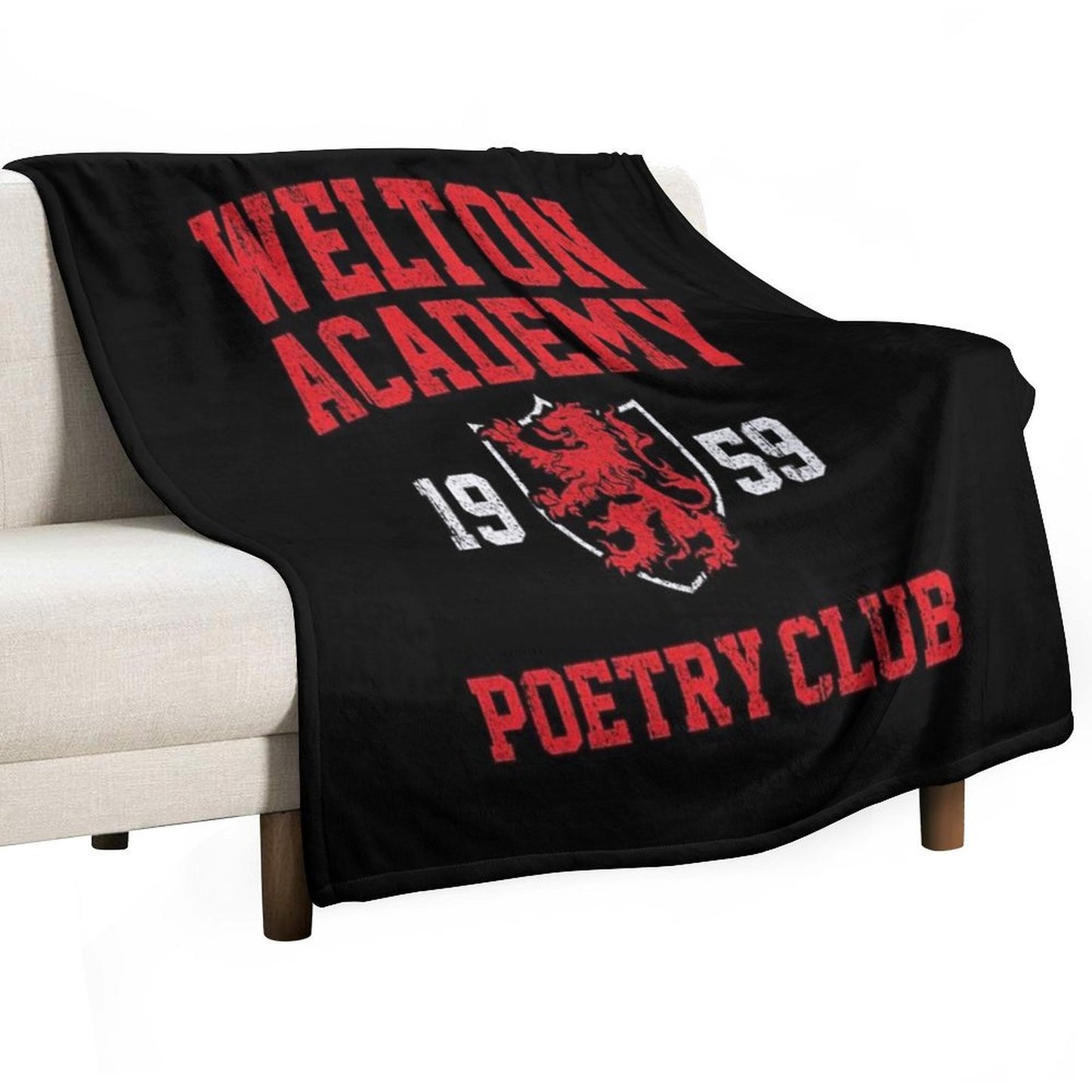 Welton Academy Poetry Club Travel-friendly Throw Blanket