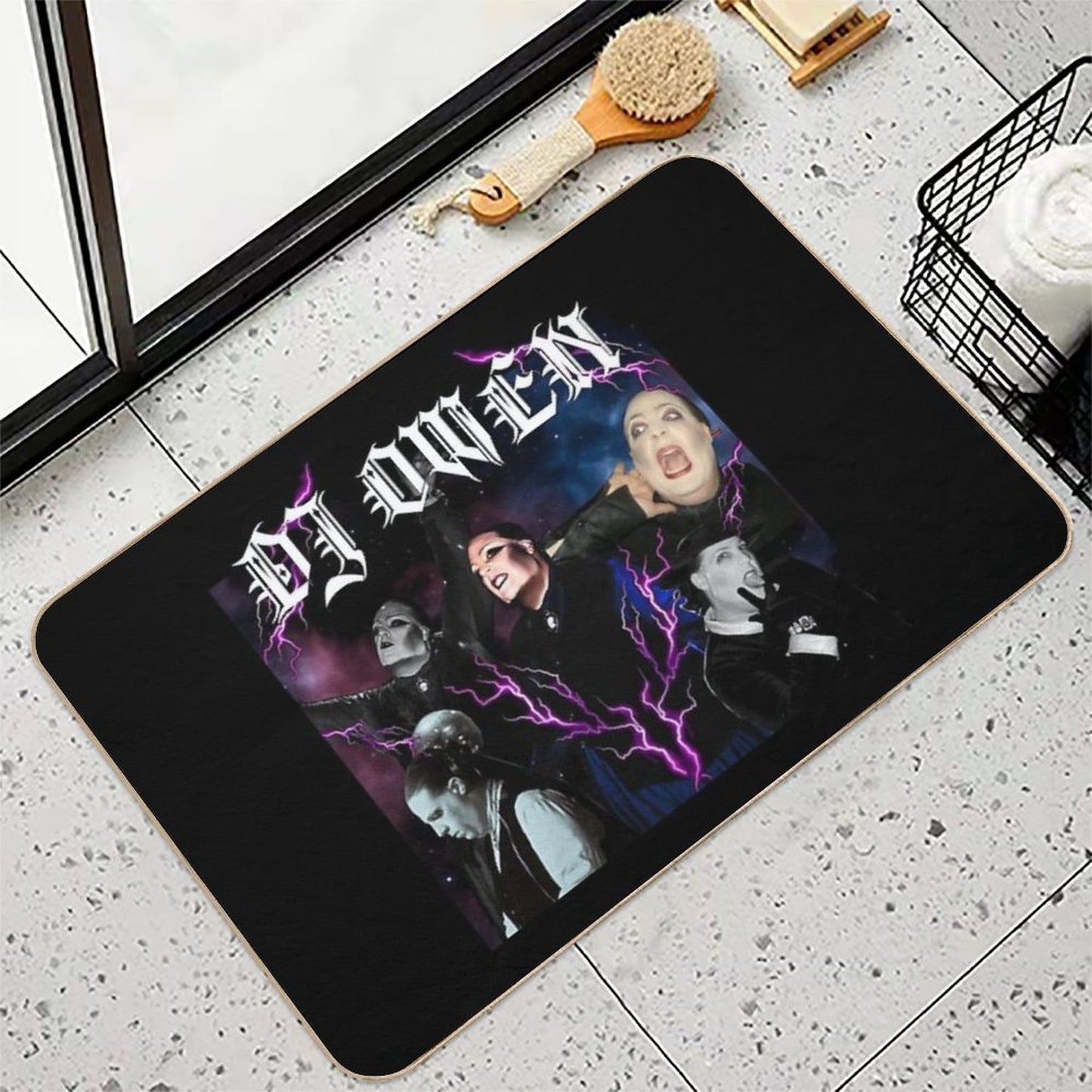 DJ OWEN  Bay Area DJ in Merch Form!  Non-Slip Bath Mat