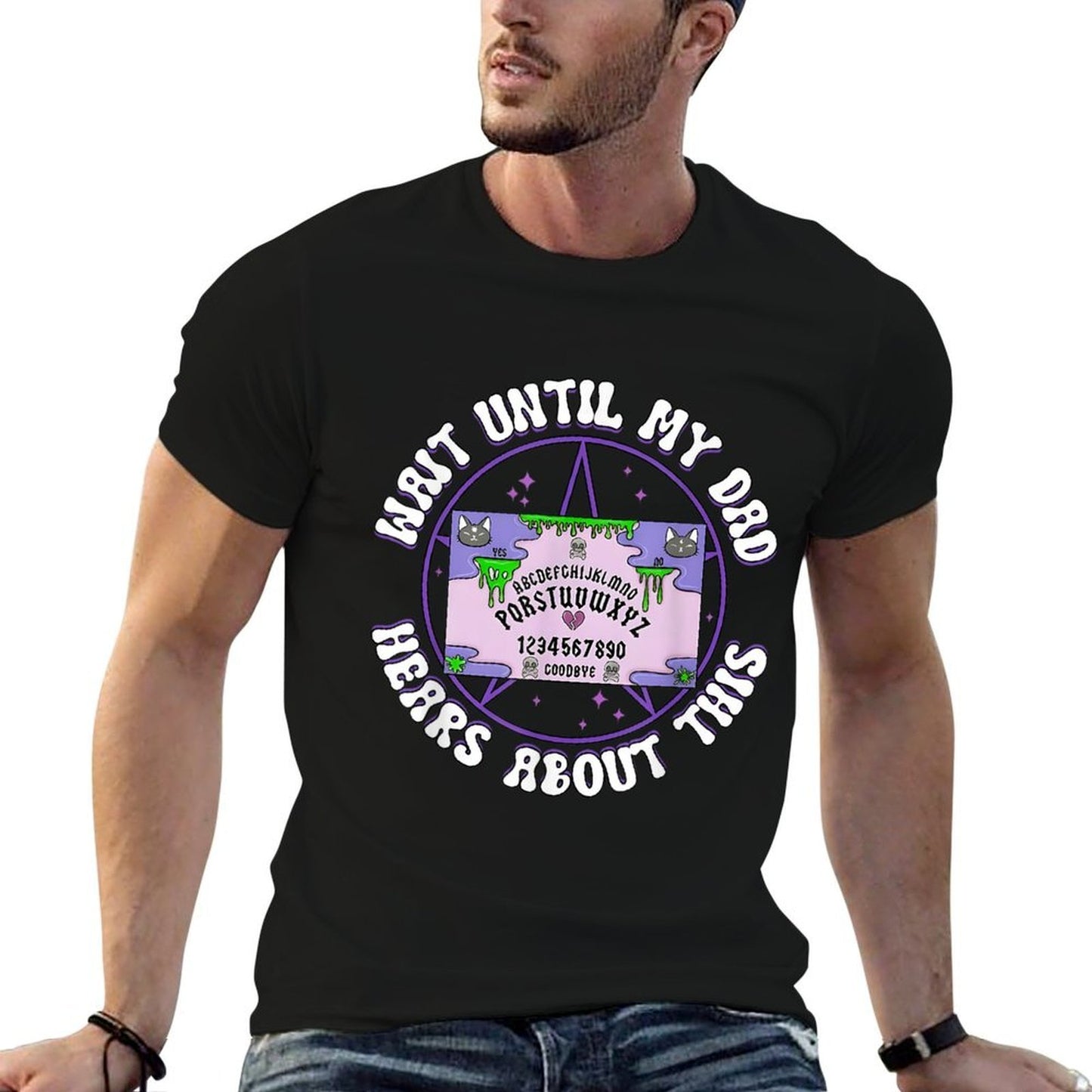 Wait Until My Dad Hears About This Alphabet Funny  Breathable T-Shirt