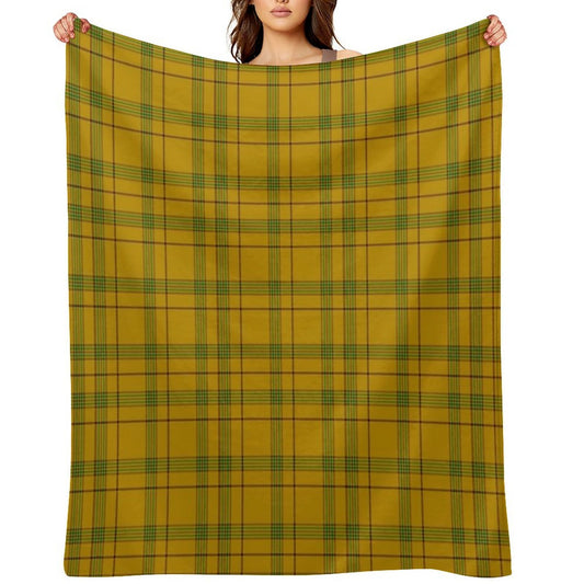Clan Houston Tartan Easy Care Throw Blanket